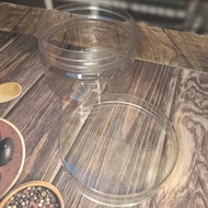 300ml cylinder Jar, Full Clear Cake Container
