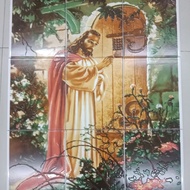 PROMO Panel atau keramik dinding Gambar Yesus mengetuk pintu PROMO
