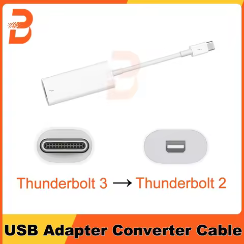 USB-C Thunderbolt 3 to Thunderbolt 2 Adapter Converter Cable MMEL2AM/A A1790 For Macbook Pro Air Dis