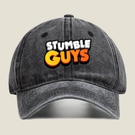2025Stumble Guys Gaming - Inspired, 'Stumble Guys' Logo Design  Water-Washed Fabricnew23 A7P8