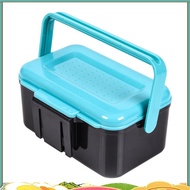 Fishing Live Bait Box Fishing Plastic Bait Box Bait Storage Box Worm Bait Holder Portable Fishing Li