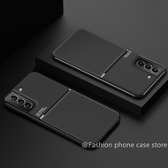 เคส Samsung Galaxy S22 S22+ S21 FE 5G S21+ Ultra 5G เคสโทรศัพท Phone Case Men's Business Invisible Magnet Chip Back Cover 2022