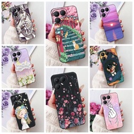 Tecno Pova 7 Ultra Case LJ9 Silicone Luxury Fashion Butterfly Love Cute Cool Painted Back Cover Tech