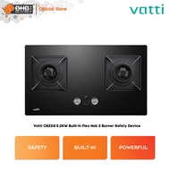 Vatti (C822G) 5.2KW Built-in Flex Hob 2 Burner Safety Device / C822G