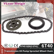 6T40 6T45 GEN3 6T41 Automatic Transmission Oil Pump Sprocket Wheel and Chain For Chevrolet Ford Buic