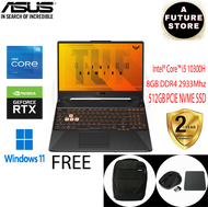 Asus TUF F15 FX506L-HBHN334W 15.6'' FHD 144Hz Gaming Laptop ( I5-10300H, 8GB, 512GB SSD, GTX1650 4GB, W11 )