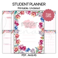 Student Planner, Planner, Printable Planner, Study Planner, Akademic Planner, Digital Planner