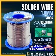 1.0mm 400g Sn63 Tin Lead Solder Wire for Electrical Soldering Pateri Wayar Solder Wire High Purity 6