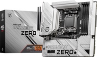 MSI B650M PROJECT ZERO Gaming Motherboard (AMD Ryzen 8000/7000 Series Processors, AM5, DDR5, PCIe 4.