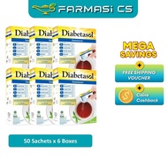 Diabetasol Sweetener 50 Sachets x 6 Boxes EXP:03/2027 [ Farmasi CS ]