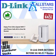 DLINK / D-Link 5G BE7200 Wi-Fi 7 Router / D-Link DWR-BE7200G (2.5G WAN x1 / 2.5G LAN x1) (Warranty 3