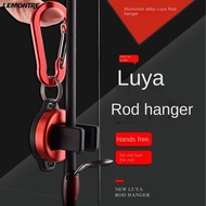 LEMONTRE Fishing Rod Holder, Aluminum Alloy Portable BFS Fishing Tackle,  Lure Quick Rod Assistant B