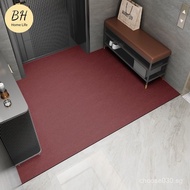 [BH]Plain Red Premium Diatomite Door Mat Entrance Welcome Mat Soft Anti Fatigue Big Carpet Gray Abso