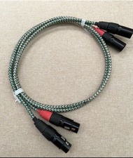 美國7N純銀，靚聲 ，發燒級！ Hi Fi 訊號線 , 平衡 XLR 一對