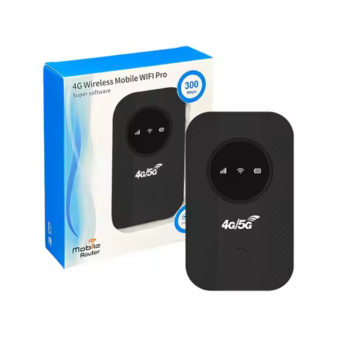 4G Pocket WiFi Router LTE Portable Hotspot Plug and Play Fast Internet Sharing for Travel Outdoor M5