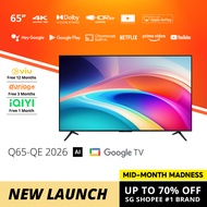 PRISM+ Q65 2026 Q-Series | 4K AI Google TV | 65 inch 2026 Model