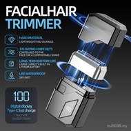 Razor Beard Knife Reciprocating Portable Digital Display Whole Body Washable Electric Cross-Border N