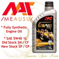 MEAUSU ENGINE Oil FULLY SYNTHETIC 5W40 10W40 20W50 SEMI SYNTHETIC MINERAL 1L Minyak Hitam