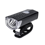 Bicycle Front Light USB Rechargeable Super Bright Bike Cycling Scooter Safety Headlight 300 Lumen Raypal 2255 Mini LED Head Tail Rear Torch Flashlight Lamp Waterproof Lights with Strap Holder Charged by Powerbank PC Laptop Wall Charger