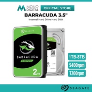 Seagate BarraCuda 3.5" Internal HDD Desktop PC Hard Drive 1TB 2TB 4TB 8TB SATA Hard Disk [7200RPM / 
