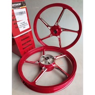 MUTAKIN 511 CNC RB5 Mags RIM Front Disc（Bowl）4Holes Rear Drum  For HONDA WAVE 125 XRM 125 1.4x1.6x17