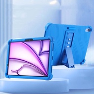 Stand case for iPad Air 11 inch M4 iPadAir11 M3 A3270 A3267 A3266 M2 A2902 A2903 A2904 anti-crack co