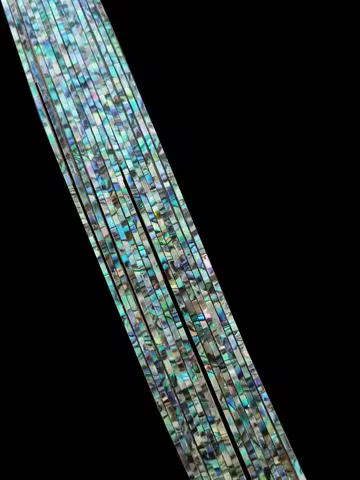 8x Guitar Abalone Shell Strip Binding Flexible Purfling 400x1.5mm Inlay Luthier builder 2A