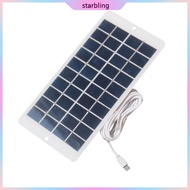 Star 4 5W Solar Panel Phone Charger 5V Solar Panel USB C Solar Board for Outdoor