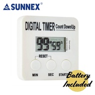 SUNNEX LCD Digital Kitchen Timer (Battery Included) Countdown Timer / Digital Masa / Digital Kitchen