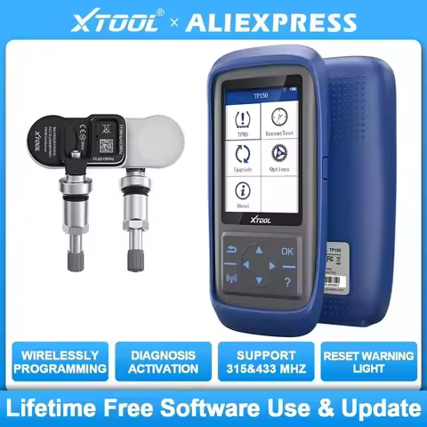 XTOOL TP150 WiFi TPMS Tire Pressure Diagnsotic Tool 315/433MHz Sensor Activation Programming Learnin