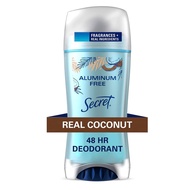 Secret Aluminum Free Deodorant for Women, Coconut, 2.4 oz TL8W