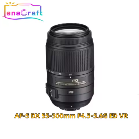 98% New Original AF-S 55-300mm F4.5-5.6G ED VR Lens For Nikon D3300 D5300 D3400 D7500 SLR 55 300mm A