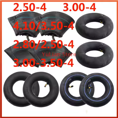 4.10/3.50-4 Inner Tube Camera 2.80/ 2.50-4 3.00-4 Electric Scooter Accessories 9/10x350-4 Black Rubb