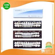 1 SET ISI 28 Butir GIGI CAIYU FULL SET - Gigi Palsu Merk Caiyu Yuying Anterior Upper Lower Posterior
