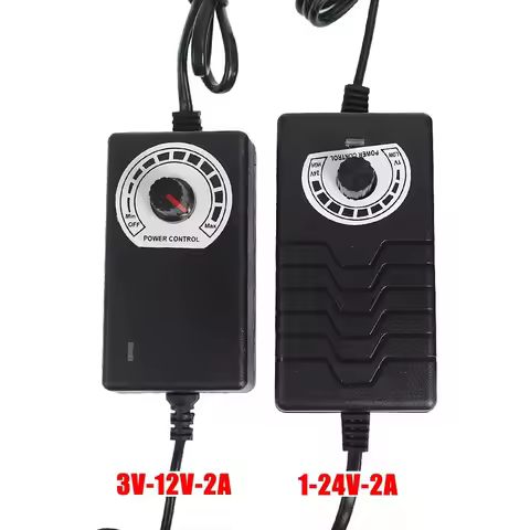 Adjustable Adapter Power Supply Converter DC 3V 5V 9V 12V 24V 2A 220V EU To 3 9 12 24 Volt Power Sup