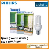 PHILIPS [GENIE] - Energy Saving Light Bulb 8w / 11w / 14w ( WarmWhite / Cool Daylght )