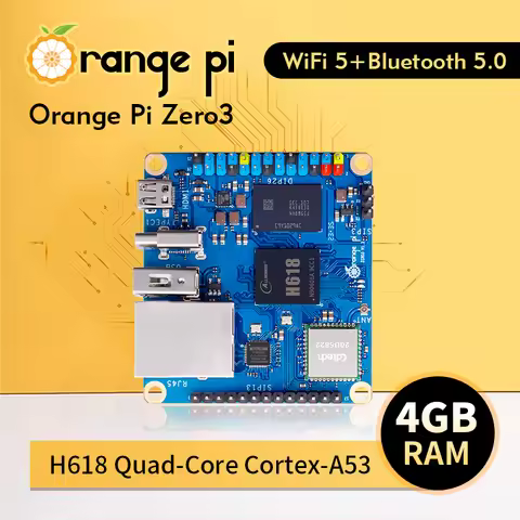 Orange Pi Zero 3 4GB RAM DDR4 Allwinner H618 WiFi Bluetooth Mini PC Orange Pi Zero3 Development Boar