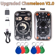 Chameleon Ultra V2.0 RFID Smart Chip Reader Emulator +6XCUID Keychain 125Khz 13.56Mhz Card Decode NF