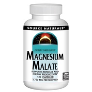 Source Naturals Magnesium Malate 3750 mg per serving - for energy production - 120 Capsules - suppor