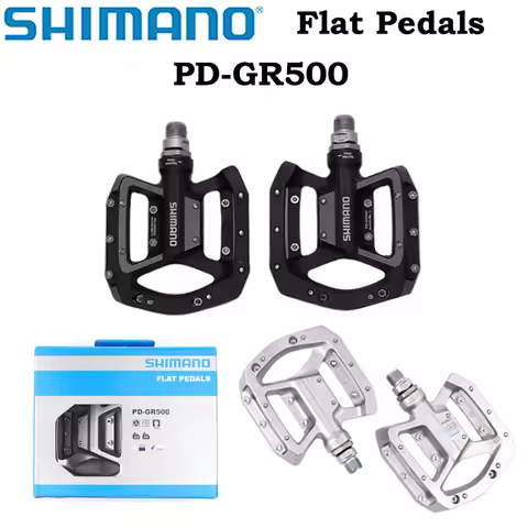 SHIMANO PD-GR500 Flat Pedal Flat MTB/Trail/Enduro/BMX bicycle pedals Shimano genuine goods bike acce