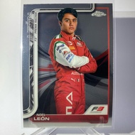 RACING Card FORMULA 3 F3 NOEL LEON F3-PREMA TOPPS CHROME 2025