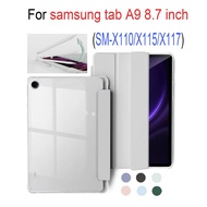 For Samsung Galaxy tab A9 8.7 inch  Case with Pencil Holder PU Leather Cover for Galaxy Tab A9 8.7" 