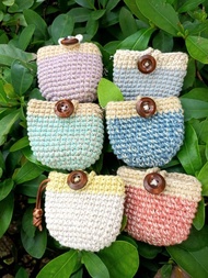 air pods耳機吊掛飾收納袋/禮物/客製化/收藏/編織