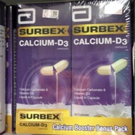 Dijual Surbex calcium D3 2 botol 60 capsule Diskon