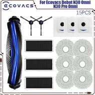 Compatible for Ecovacs Debot N30 Omni / N30 Pro Omni Robot Vacuum Accessories Main Side Brush Hepa F
