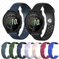 Soft Silicone Watch Band Strap For Garmin Forerunner 165 / 165 Music Smart watch