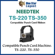 NEEDTEK TS220 TS350 TS-220 TS-350 220 350 COMPATIBLE Time Recorder Ribbon - BLACK