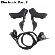 SHIMANO Di2 Ultegra R8170ไฟฟ้า Groupset 2x1 2จักรยานถนนความเร็วสูง R8150ด้านหน้าด้านหลัง Derailleur