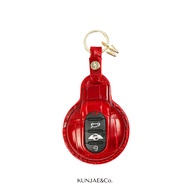 (Handmade จัดส่งใน 7-10 วัน) เคสกุญแจรถยนต์ VOLVO หนังจระเข้ Niloticus Crocodile Leather