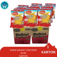 Roma Malkist Crackers 18gr 1 Dus Isi 12 Renceng / 1 Pack Isi 10 Pcs